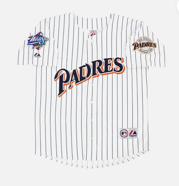 San Diego Padres 1998 World Series Home White Jersey