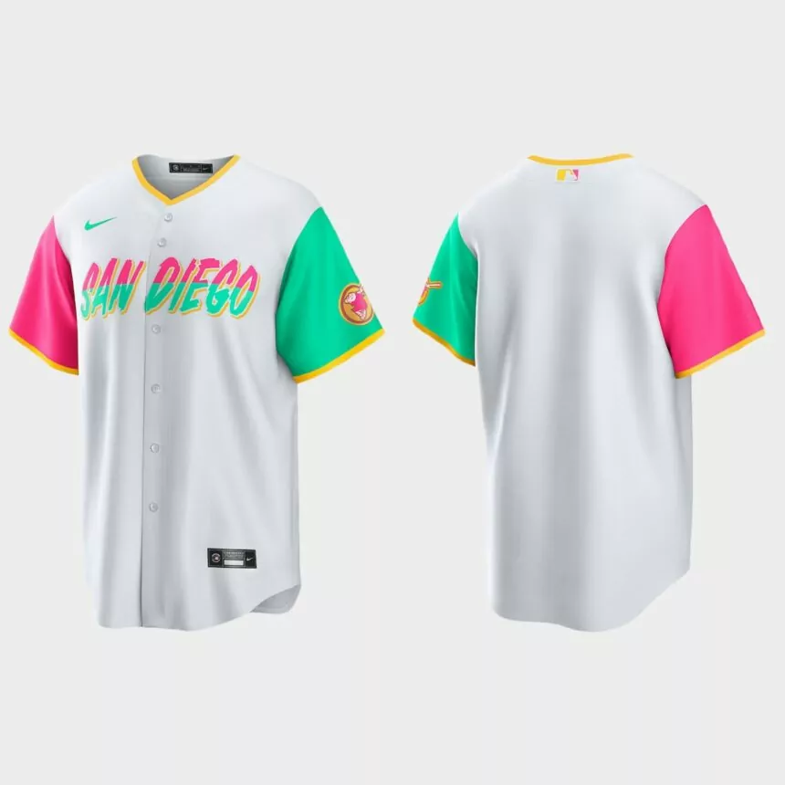 San Diego Padres 2022 City Connect Replica Team Jersey – White