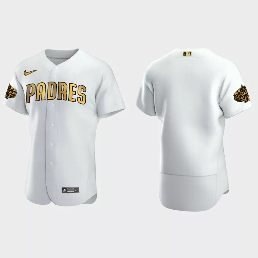 San Diego Padres 2022 MLB All-Star Game Jersey – White Gold