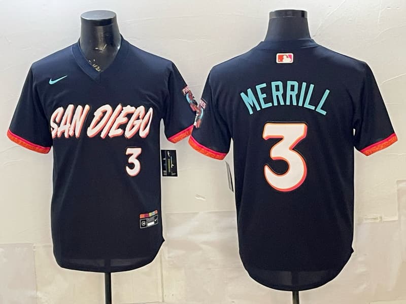 San Diego Padres 2026 City Connect  Vapor Premier Limited Jersey V2 - All Stitched Jackson Merrill