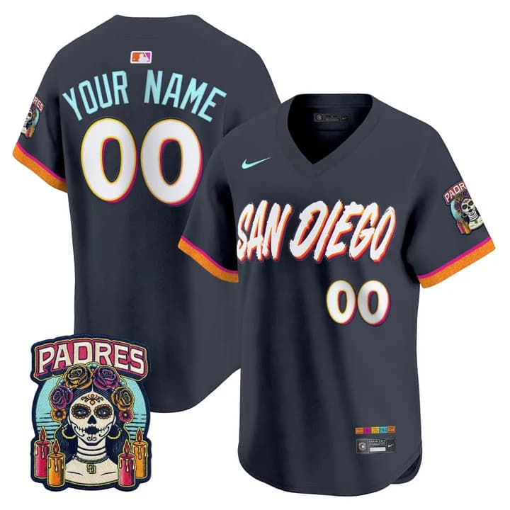 San Diego Padres 2026 City Connect Vapor Premier Limited Custom Jersey V2 - All Stitched