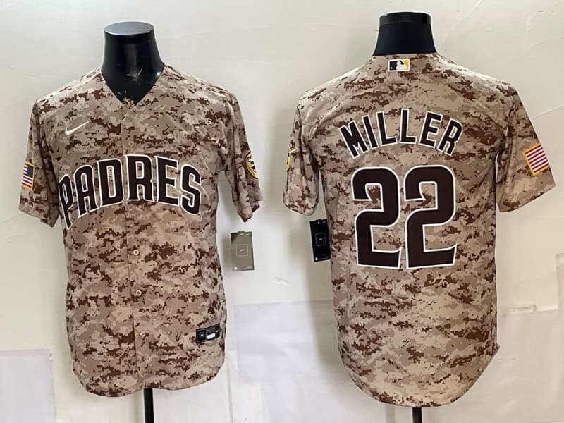 San Diego Padres 2026 City Connect Vapor Premier Limited Jersey V2   - All Stitched 22 MILLER