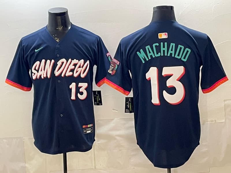 San Diego Padres 2026 City Connect Vapor Premier Limited Jersey V2 - All Stitched  Manny Machado