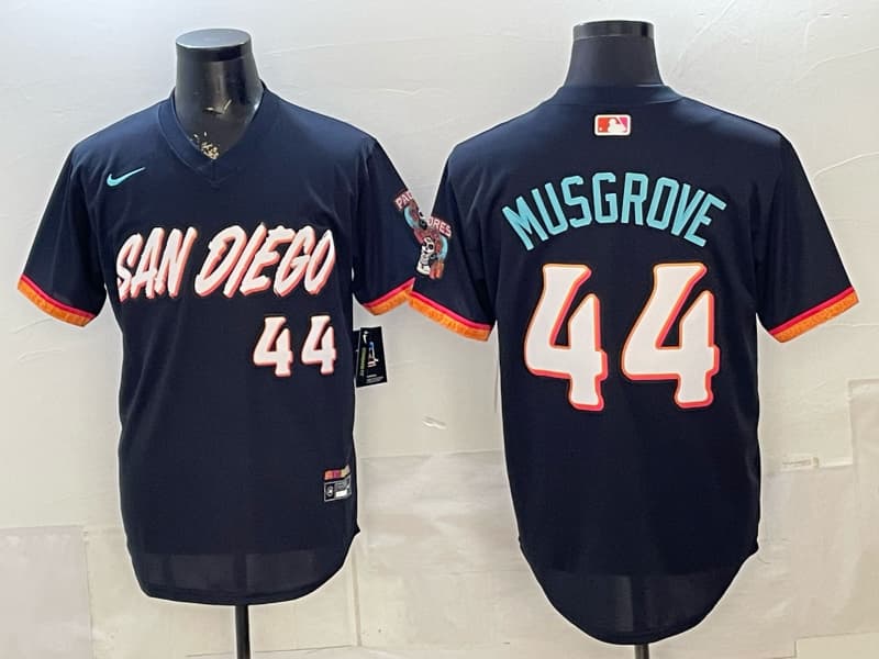 San Diego Padres 2026 City Connect Vapor Premier Limited Jersey V2 - All Stitched 44 MUSGROVE