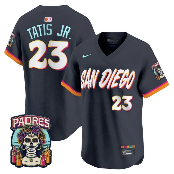 San Diego Padres 2026 City Connect Vapor Premier Limited Jersey V2 - All Stitched Fernando Tatis Jr.