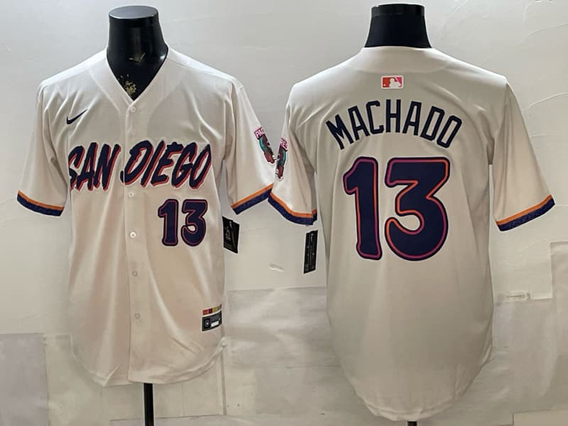 San Diego Padres 2026 City Connect Vapor Premier Limited Jersey V2 - All Stitched Manny Machado