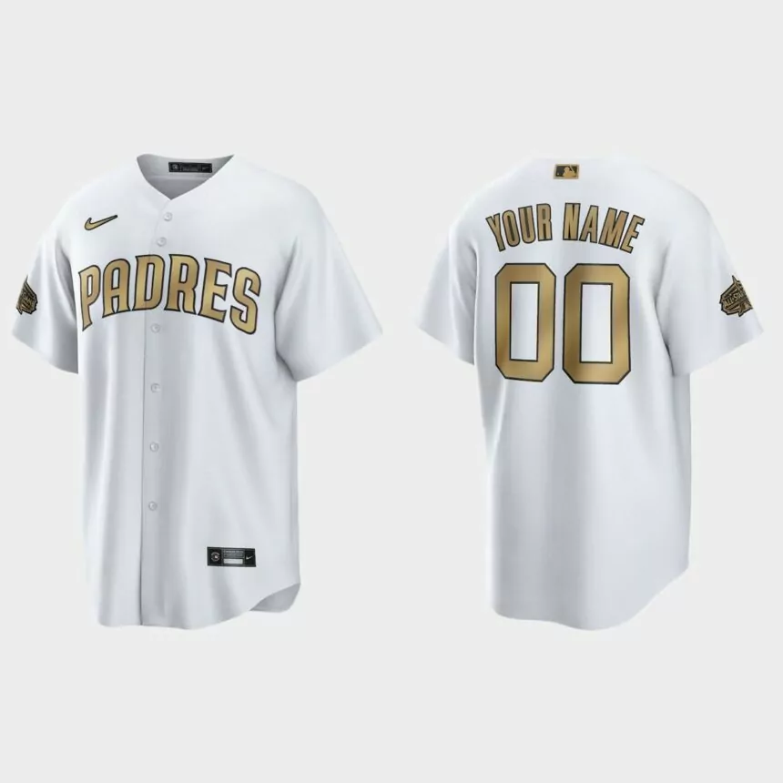 San Diego Padres Custom 2022 MLB All-Star Game Replica Jersey – White