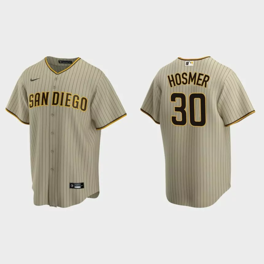 San Diego Padres Eric Hosmer Alternate Replica Nike Jersey – Sand Brown