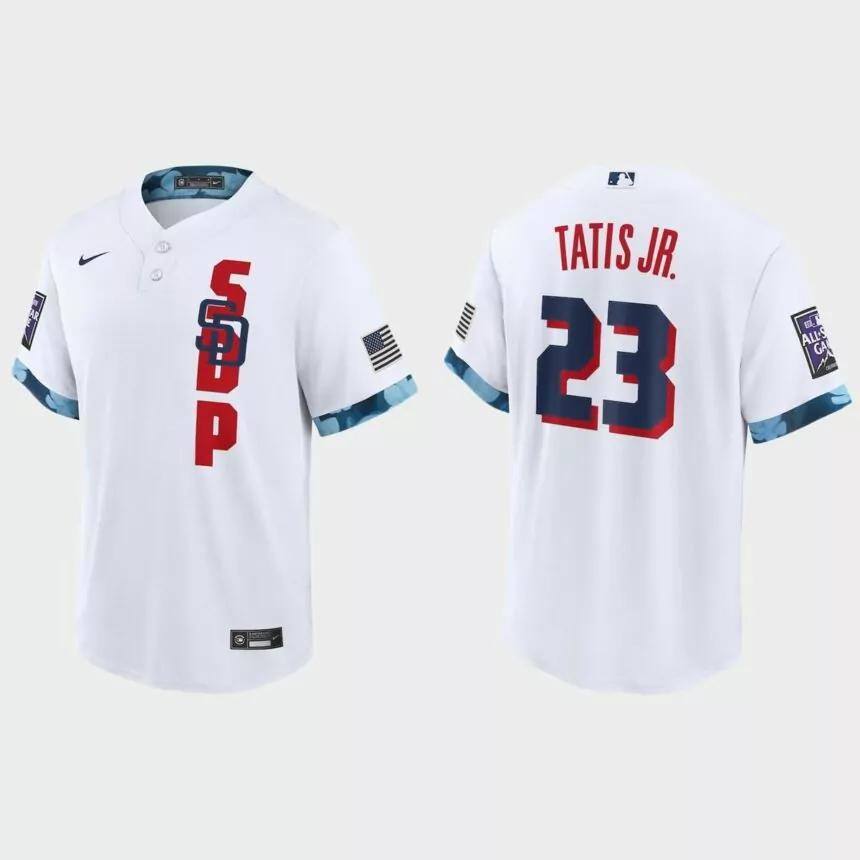 San Diego Padres Fernando Tatis Jr. 2021 MLB All-Star Game Replica Jersey – White