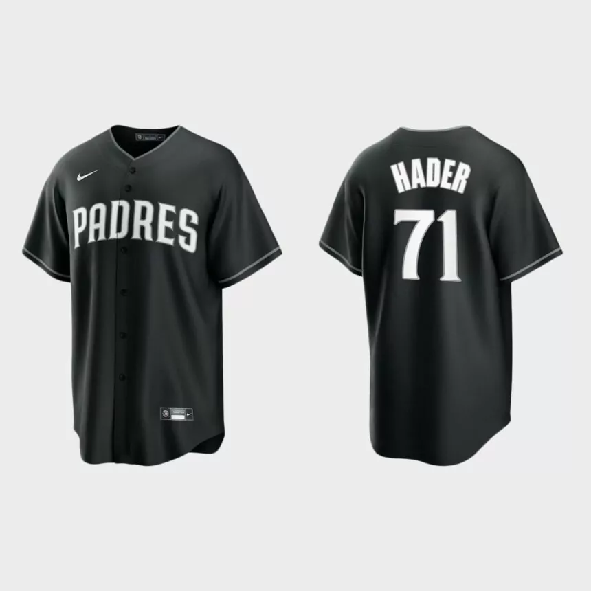 San Diego Padres Josh Hader Replica Official Jersey – Black White