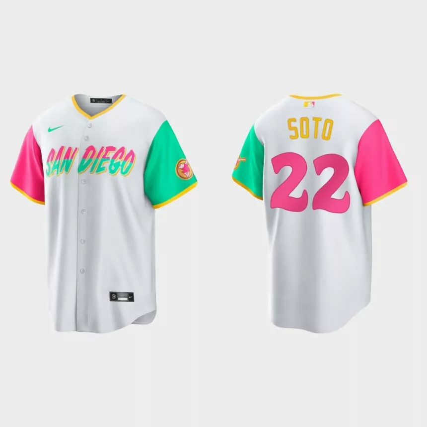 San Diego Padres Juan Soto 2022 City Connect Replica Jersey – White