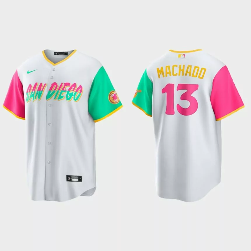 San Diego Padres Manny Machado 2022 City Connect Replica Jersey – White