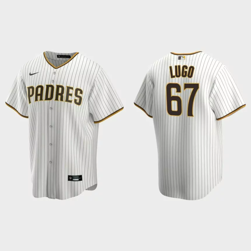 San Diego Padres Seth Lugo Replica Home Jersey – White Brown
