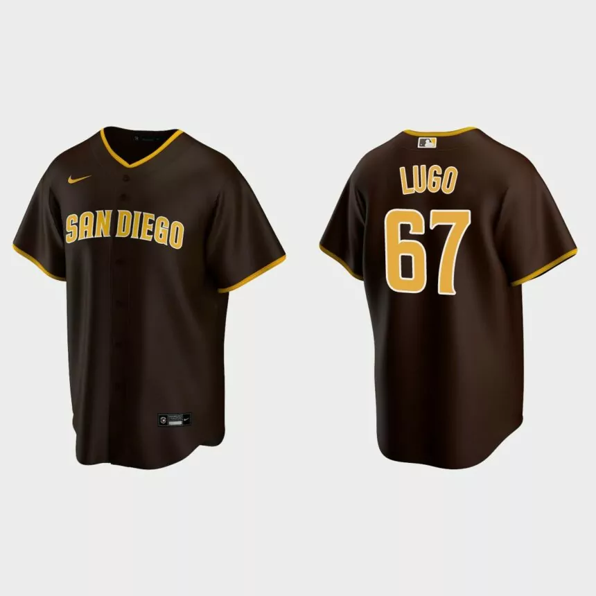 San Diego Padres Seth Lugo Replica Road Jersey – Brown