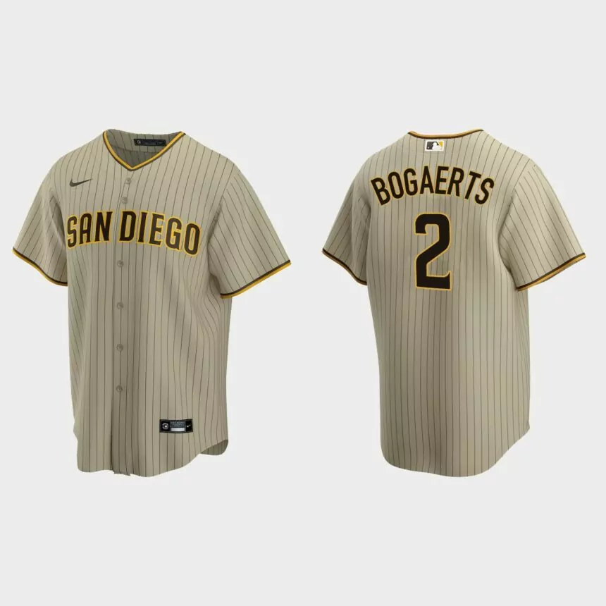 San Diego Padres Xander Bogaerts Replica Alternate Jersey – Sand Brown