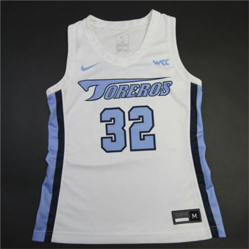San Diego Toreros basketball jersey White Stitched