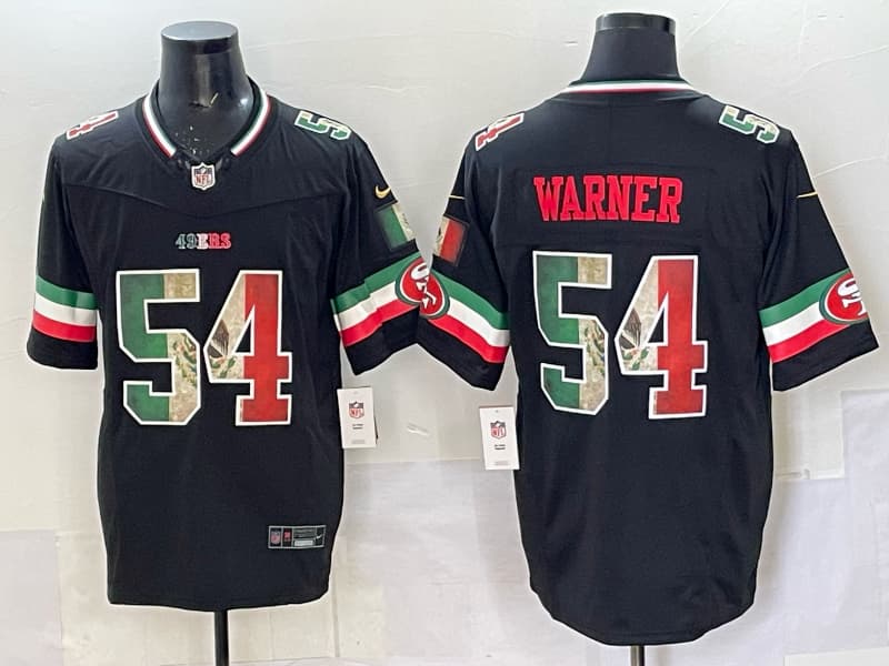 San Francisco 49ers        Jersey - All Stitched Fred Warner - 54