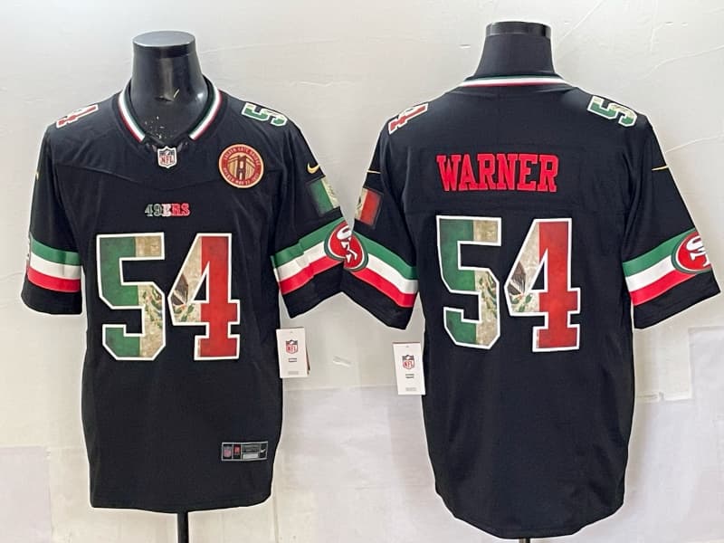 San Francisco 49ers     Jersey - All Stitched Fred Warner - 54