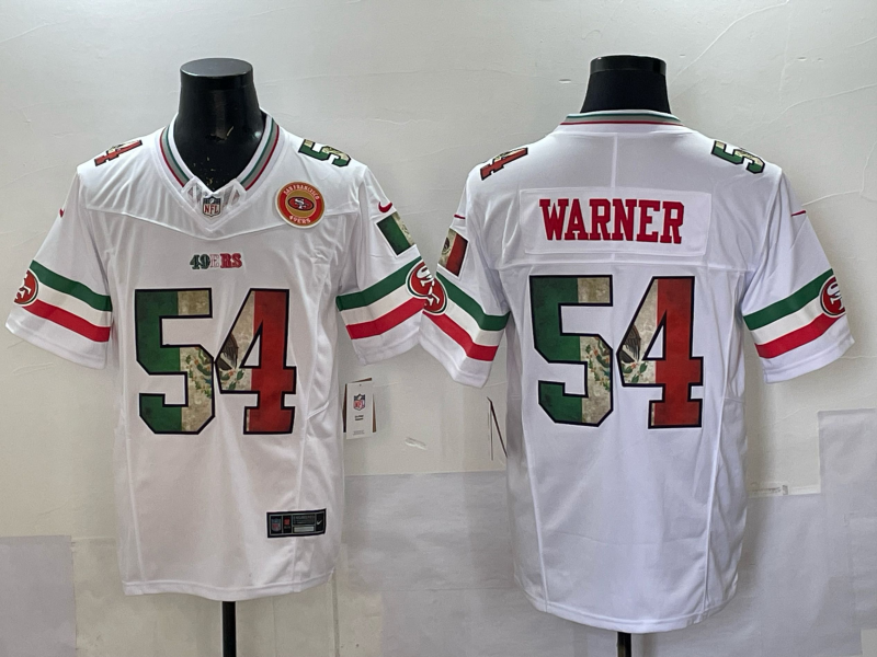 San Francisco 49ers   Jersey - All Stitched Fred Warner -     54