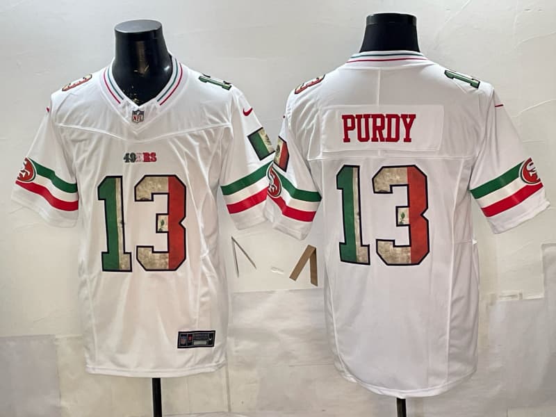 San Francisco 49ers  ’ Vapor Limited Jersey – All Stitched Brock Purdy