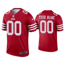 San Francisco 49ers #00 Custom Scarlet 2022-23 Legend Jersey