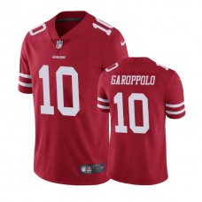 San Francisco 49ers #10 Jimmy Garoppolo Red Vapor Untouchable Limited Jersey