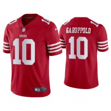 San Francisco 49ers #10 Jimmy Garoppolo Scarlet 2022-23 Vapor Limited Jersey