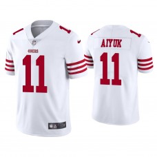 San Francisco 49ers #11 Brandon Aiyuk White Vapor Limited Jersey