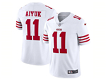 San Francisco 49ers #11 Brandon Aiyuk White Vapor Limited Jersey