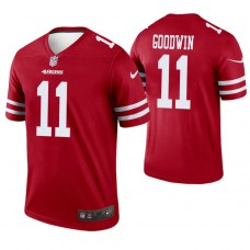 San Francisco 49ers #11 Marquise Goodwin Scarlet Legend Jersey