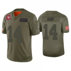 San Francisco 49ers #14 Jalen Hurd Camo 2019 Salute to Service Limited Jersey