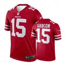 San Francisco 49ers #15 Pierre Garcon Scarlet Legend Jersey