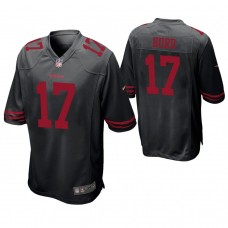 San Francisco 49ers #17 Jalen Hurd 2019 NFL Draft Black Game Jersey