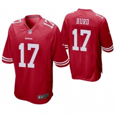 San Francisco 49ers #17 Jalen Hurd 2019 NFL Draft Scarlet Game Jersey
