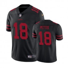 San Francisco 49ers #18 Dante Pettis Black Vapor Untouchable Limited Jersey