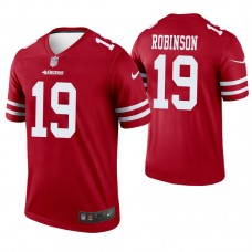 San Francisco 49ers #19 Aldrick Robinson Scarlet Legend Jersey