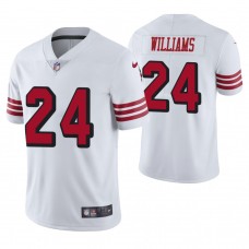 San Francisco 49ers #24 K'Waun Williams White Color Rush Legend Jersey
