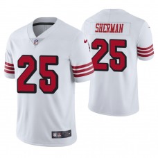 San Francisco 49ers #25 Richard Sherman White Color Rush Legend Jersey