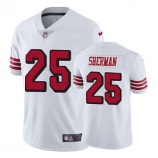 San Francisco 49ers #25 Richard Sherman White Vapor Untouchable Color Rush Limited Player Jersey