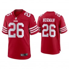 San Francisco 49ers #26 Josh Norman Scarlet 2022-23 Game Jersey