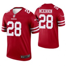 San Francisco 49ers #28 Jerick McKinnon Scarlet Legend Jersey