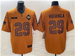 San Francisco 49ers #29 Talanoa Hufanga 2023 Brown Salute To Service Limited Jersey