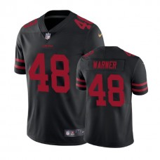 San Francisco 49ers #48 Fred Warner Black Vapor Untouchable Limited Jersey的副本