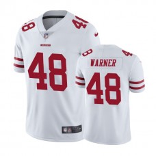 San Francisco 49ers #48 Fred Warner White Vapor Untouchable Limited Jersey
