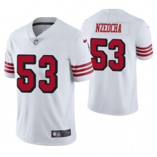 San Francisco 49ers #53 Mark Nzeocha White Color Rush Legend Jersey