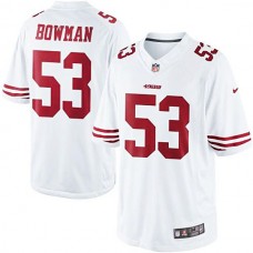 San Francisco 49ers #53 NaVorro Bowman White Limited Jersey