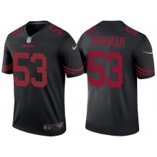 San Francisco 49ers #53 Navorro Bowman Black Color Rush Legend Jersey