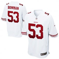 San Francisco 49ers #53 Navorro Bowman White Game Jersey