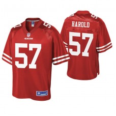 San Francisco 49ers #57 Eli Harold Scarlet Pro Line Team Player Jersey