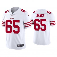 San Francisco 49ers #65 Aaron Banks White Vapor Limited Jersey